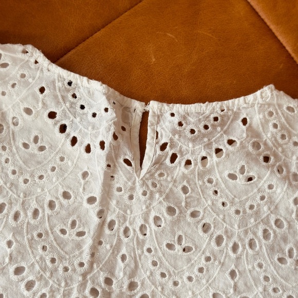 Cropped cut-out design cotton  top - M - Picture 3 of 5